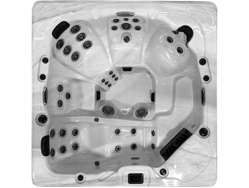 Coconut Bay II/III Lounger Hot Tub Motor City Hot Tubs