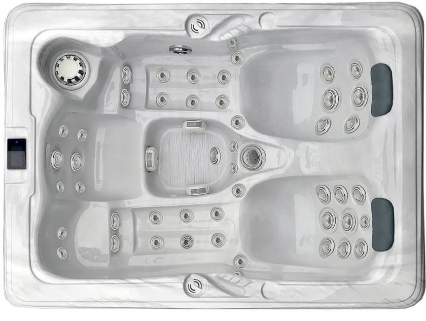 Twin Palms Dual Lounger Hot Tub Motor City Hot Tubs